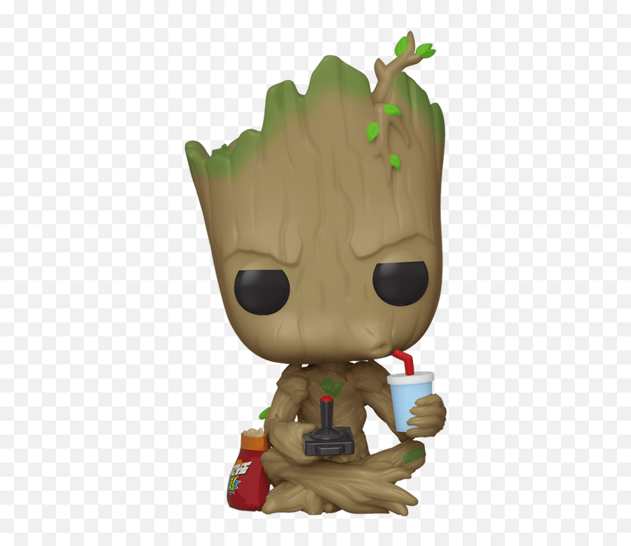 Marvel - Gamer Groot Funko Pop Png,Groot Transparent