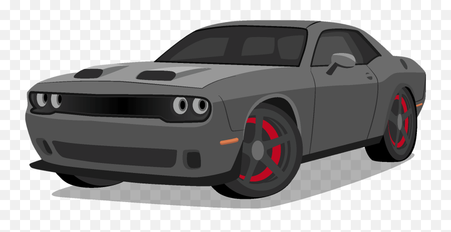 Dodge Challenger Hellcat Clipart - Automotive Paint Png,Dodge Png
