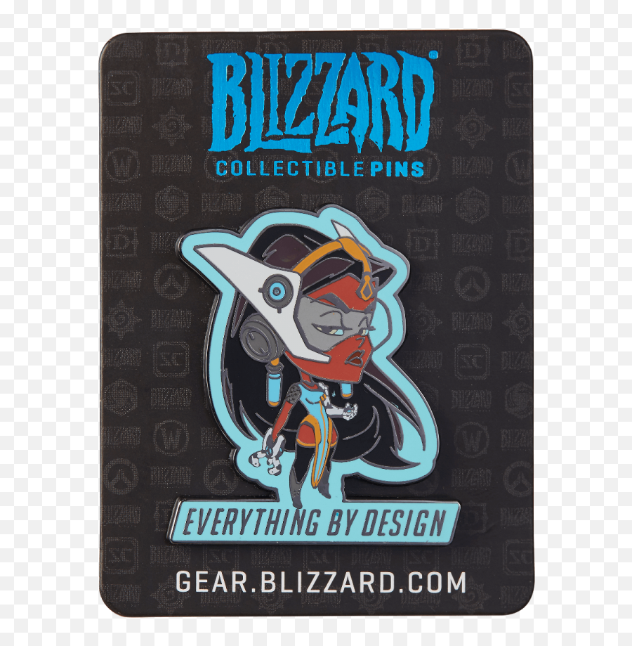 Blizzard Collectible Pins - Cute But Deadly Symmetra Pin Blizzard Entertainment Png,Symmetra Png