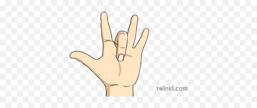 Open Hand With Middle Finger Bent Exercise Ks2 Illustration - Hand Sign With Middle Finger Bent Png,Open Hand Png