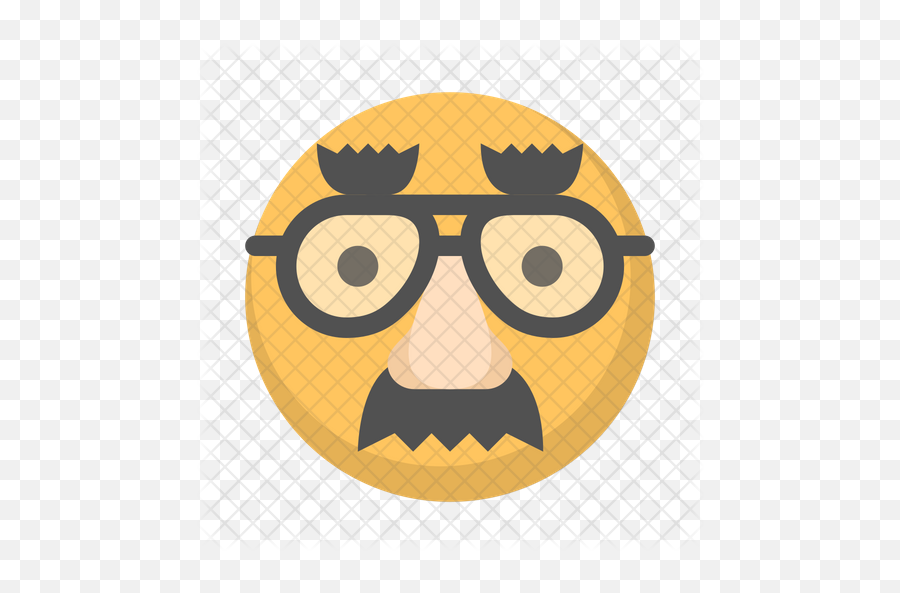 Funny Mask Emoji Icon - Happy Png,Funny Glasses Png