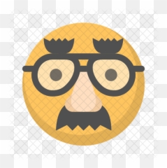 Funny Mask Emoji Icon - Happy png