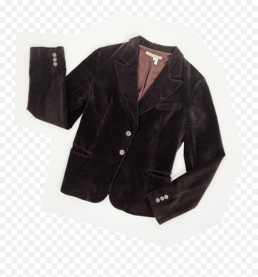 Balenciaga Fw 2003 Brown Velvet Blazer U2014 James Veloria Png Logo