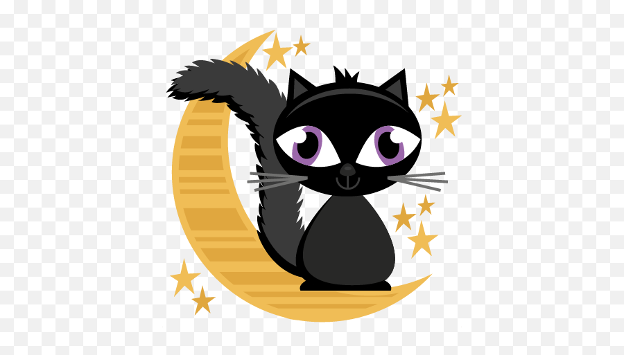 Halloween Cat - Halloween Cat Cute Png,Halloween Cat Png