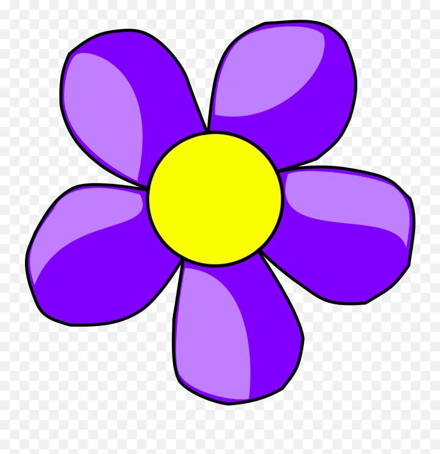 Purple Flower Svg Vector Clip Art - Svg Clipart Clip Art Flowers Purple Png,Purple Flower Transparent