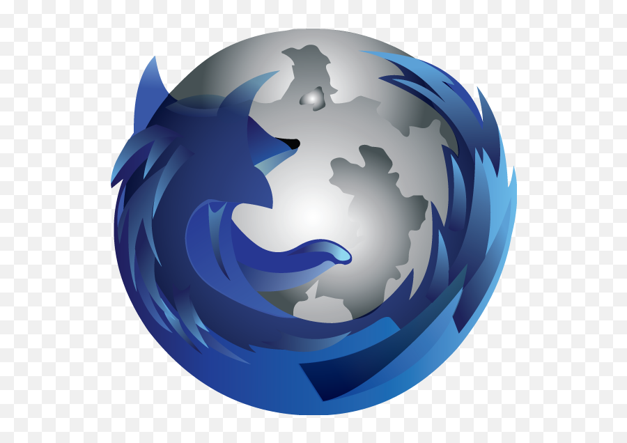 Blue Cool Firefox Png Mart - Blue Firefox Png,Firefox Icon