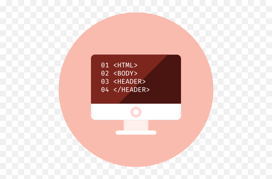 Coding Html Desktop Monitor Computer Free Icon Of - Smart Device Png,Free Computer Desktop Icon