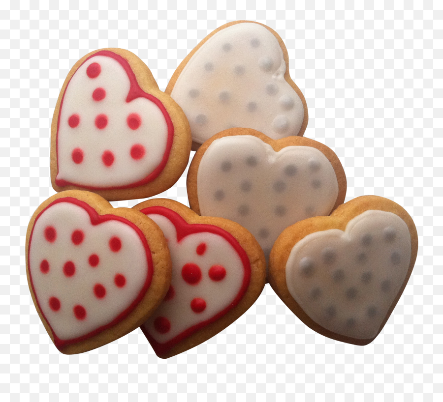 Tan Red Heart Cookies Polyvore Moodboard Filler Aesthetic Png