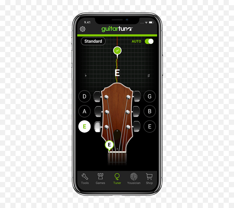Guitar Tuner The 1 Free Online App - Free Guitar Tuner App Png,Guitar Desktop Icon