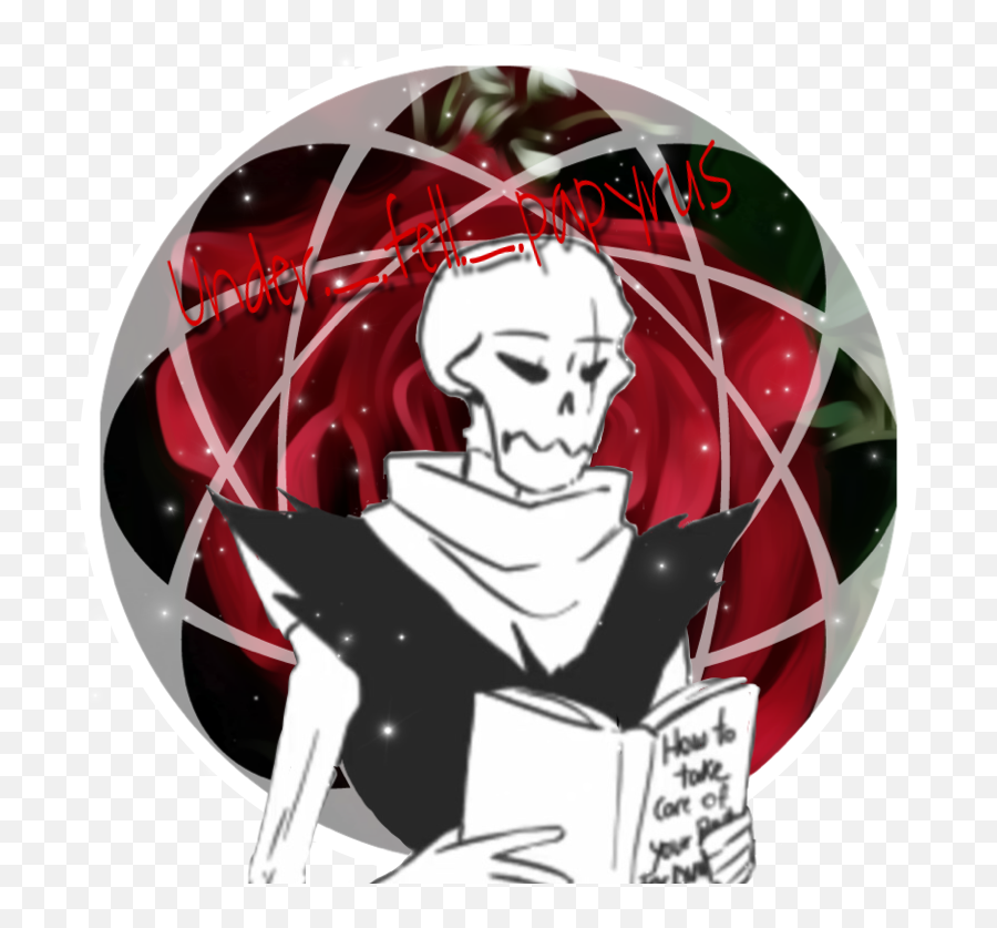Underfellpapyrus Underfell Icon Bored - Fictional Character Png,Ah Icon