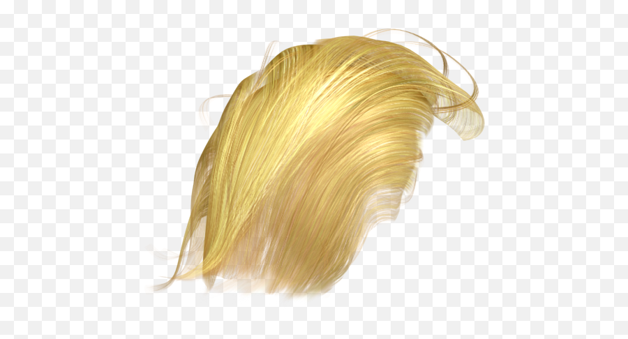 Trump Hair Transparent Png - Yellow Hair Trump,Donald Trump Head Transparent