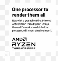 Amd Ryzen Threadripper 3990x Processor - Language png