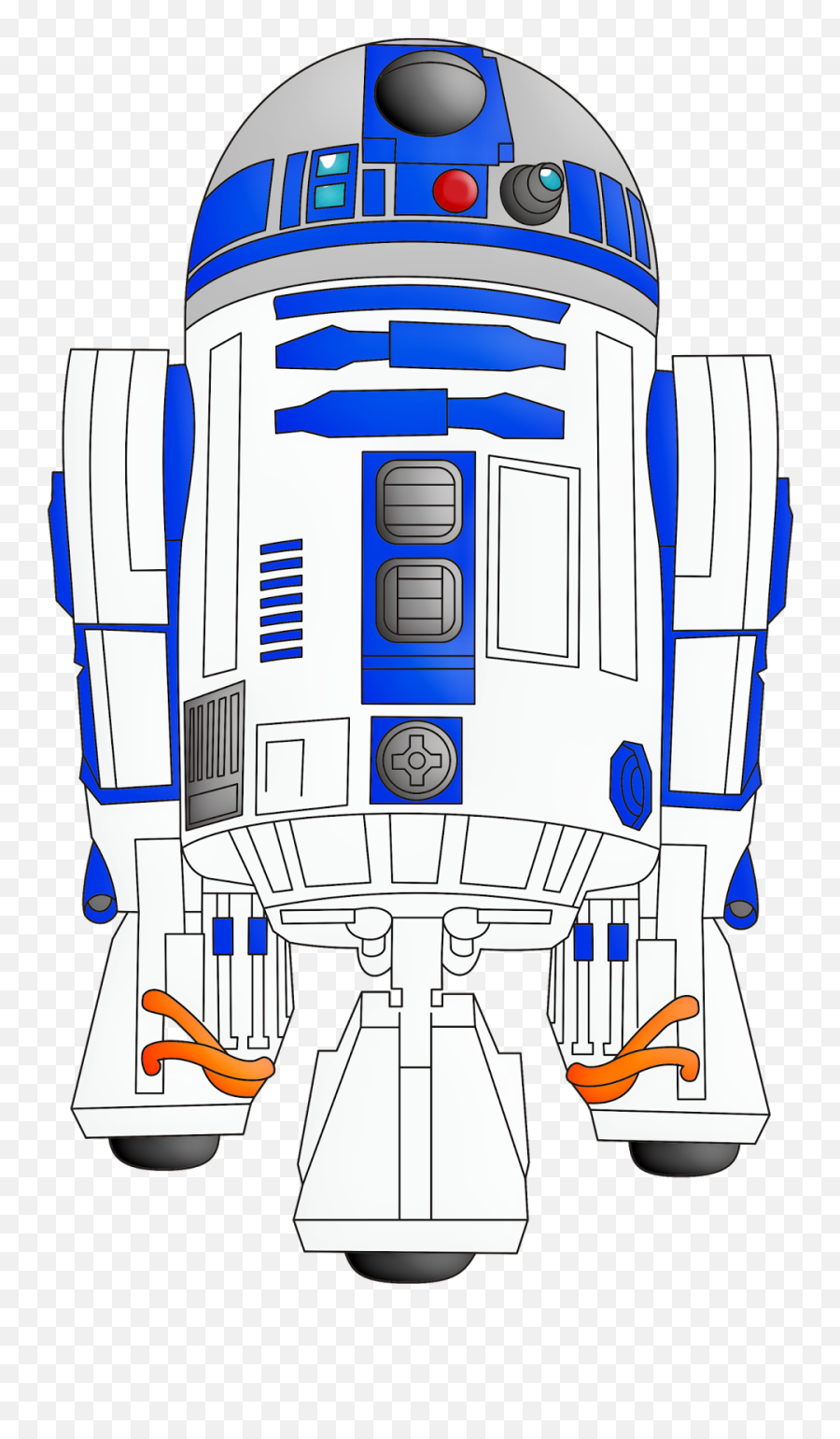Vector Model Svg Cdr Ai Pdf Eps Files - R2d2 Angry Birds Star Wars Png,R2d2 Png