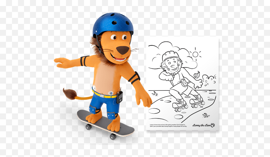 Insulin Pump Therapy For Children Medtronic Diabetes - Skateboard Helmet Png,Lenny Icon