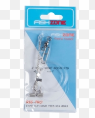 Fishzone Rig Pro 2 Hook Wire Boom Size - Eyelash Curler png