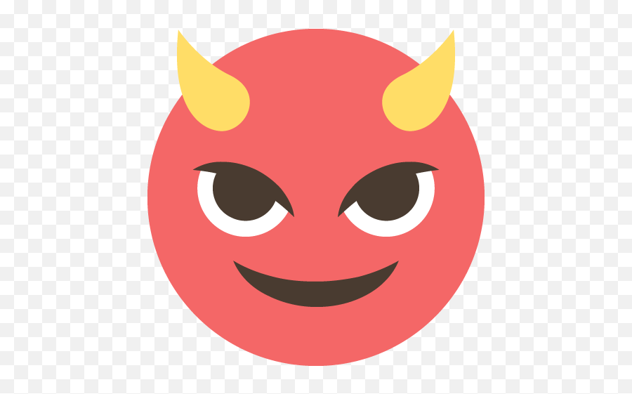 Smiling Face With Horns Id 7264 Emojicouk - Transparent Background Devil Emoji Png,Evil Smile Icon