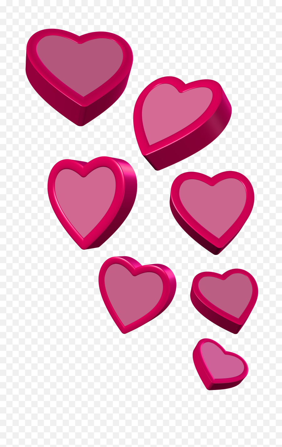 Pink Hearts Png Clipart Picture - Corazones Gallery Yopriceville,Pink Hearts Png