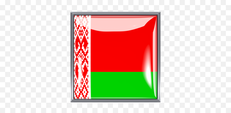 Metal Framed Square Icon Illustration Of Flag Belarus - Belarus Eurovision Png,Teepublic Icon