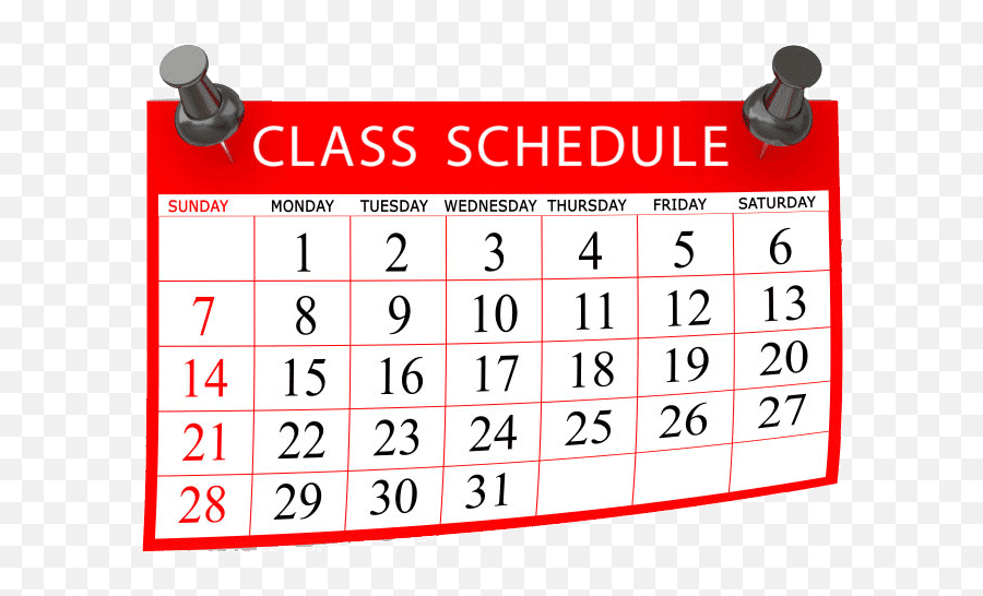 Class Schedule U2013 Don Rodrigues Karate Academy - Class Schedule Gif Png,Kickboxing Icon