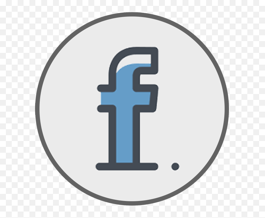 Facebook Logo White Circle - Cricle Facebook Icon Png,Round Facebook Icon Png