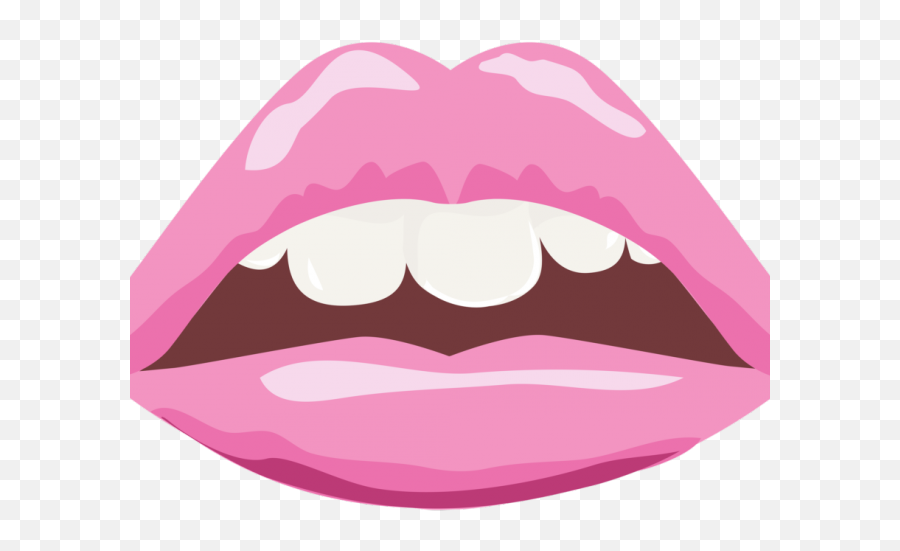 Smile Clipart Human Mouth - Transparent Pink Lips Clipart Png,Mouth Png