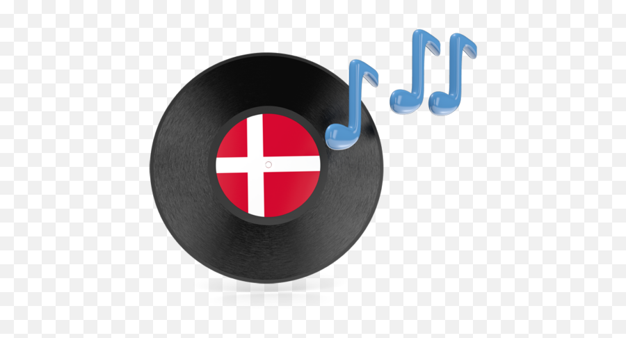 Music Icon Illustration Of Flag Denmark - Language Png,Denmark Flag Icon