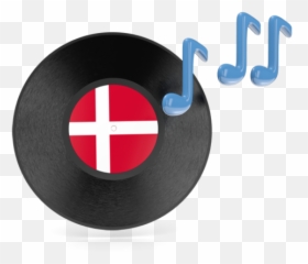 Music Icon Illustration Of Flag Denmark - Language png