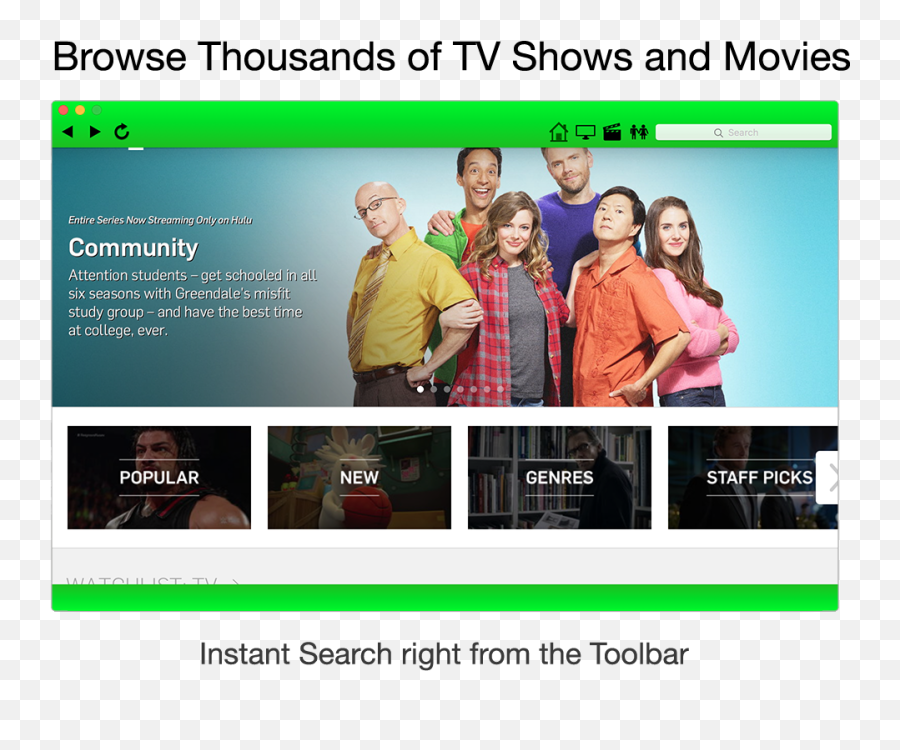 Cinema For Hulu - The Ultimate Hulu Mac Desktop Client Sharing Png,Hulu Icon For Desktop
