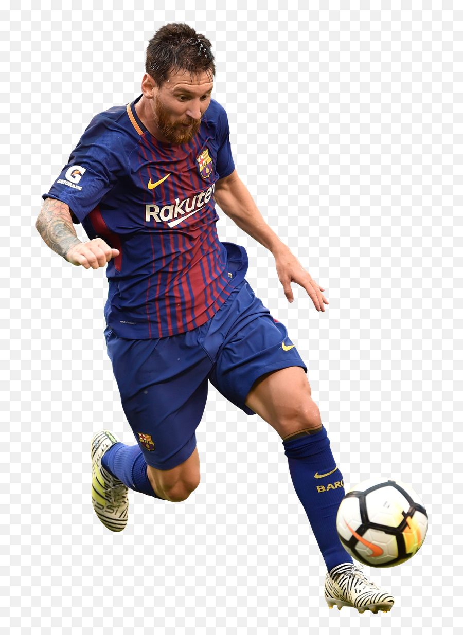 Lionel Messi Running With Ball Barcelone Png - Lionel Messi 2018 Png,Messi Transparent