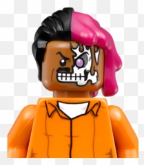 Download Arkham Asylum Two - face Lego Batman Movie Face png