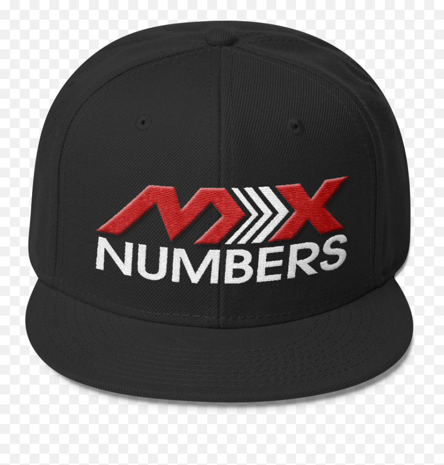 Mxnumbers Snapback Hat With Gray Undervisor - Red With White Arrow Logo Baseball Cap Png,White Arrow Png