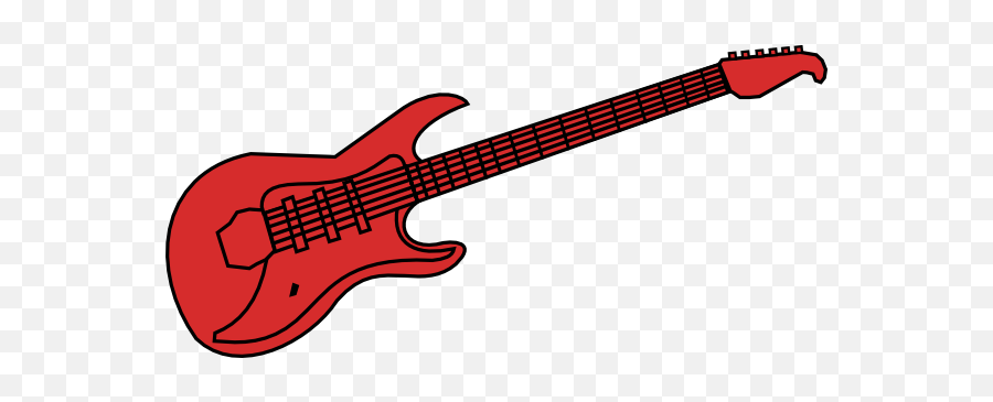 Free Cartoon Guitar Png Download - Red Electric Guitar Clip Art,Cartoon  Guitar Png - free transparent png images 