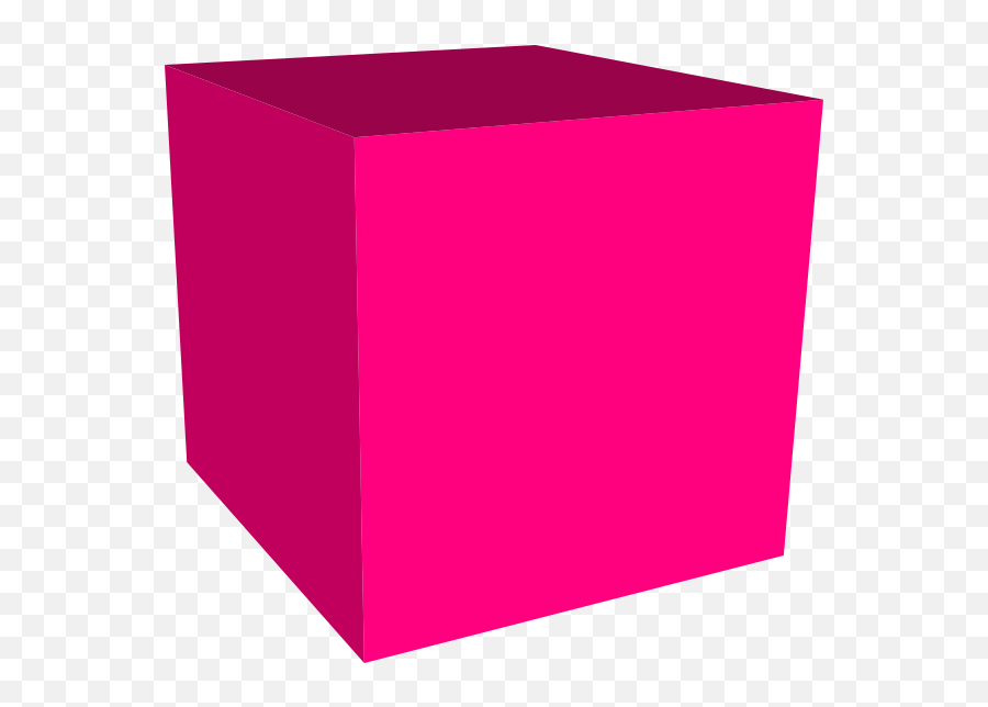 Pink Cube 3d Background - Pink Box Clipart Png,Cube Transparent Background