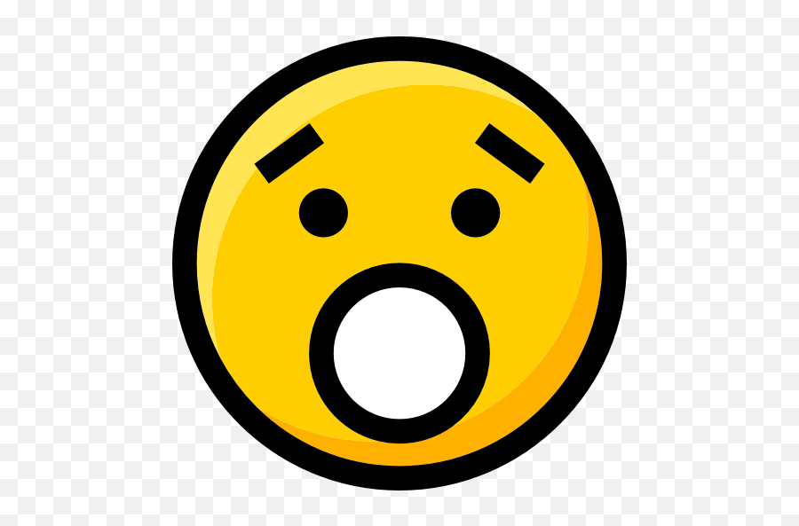 Surprised Emoji Feelings Ideogram Emoticons Smileys - Icon Png,Shocked Emoji Png