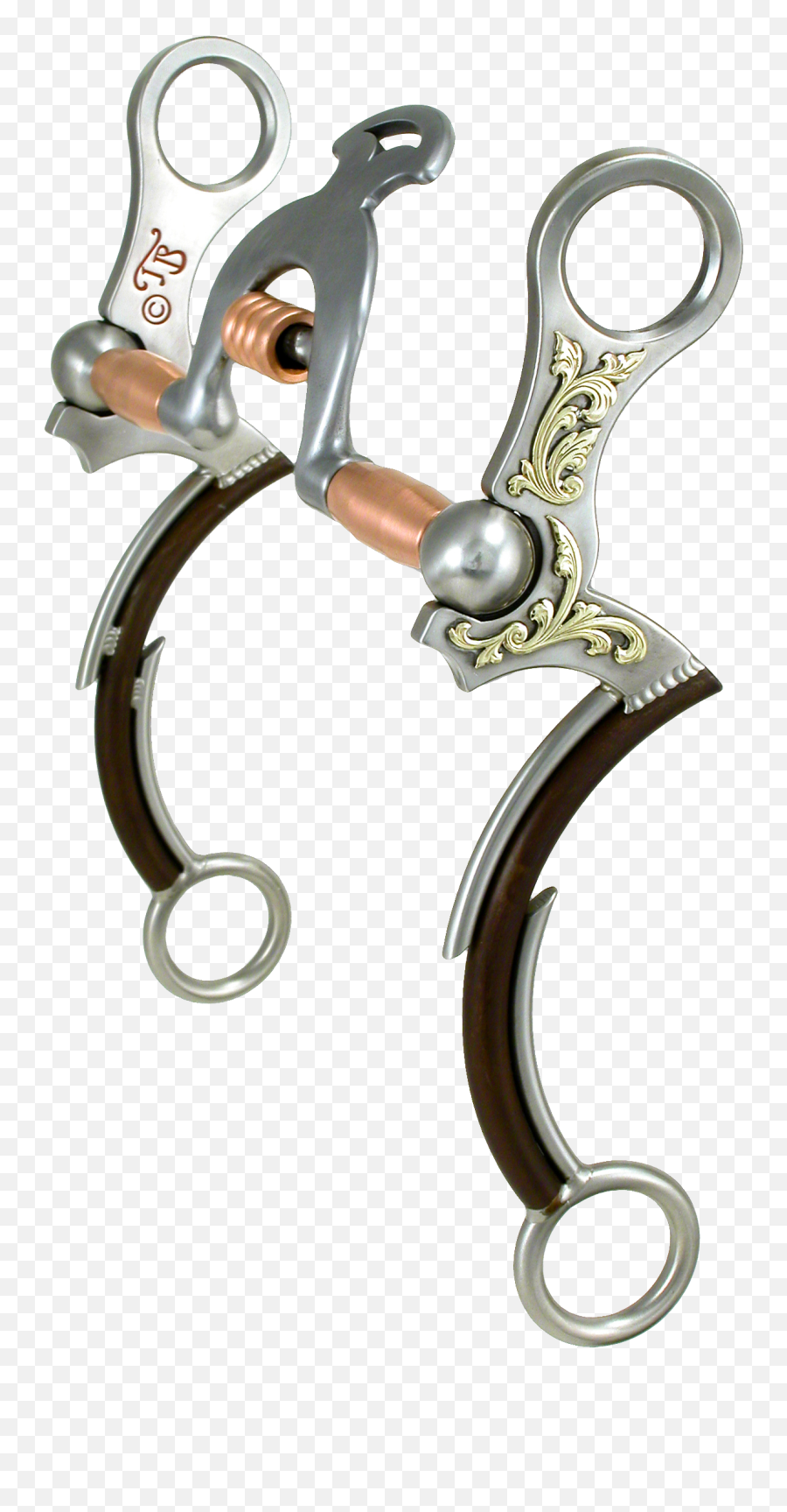 Bit 25 - Switchback Ace Of Spades With Roller Tom Balding Bits And Spurs U2014 6k Tack Shop Png,Ace Of Spades Png