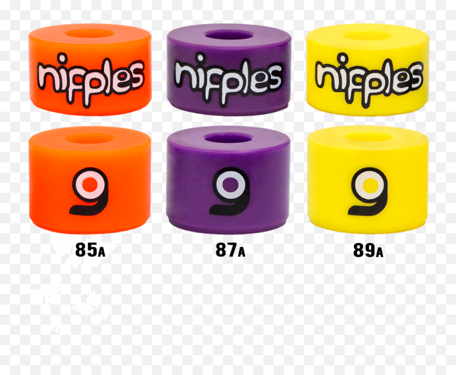 Orangatang Nipples Longboard Skateboard Bushings Pack With - Longboard Bushing Washers Png,Nipples Png