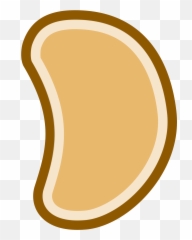 Bean Seed Brown - Clipart png