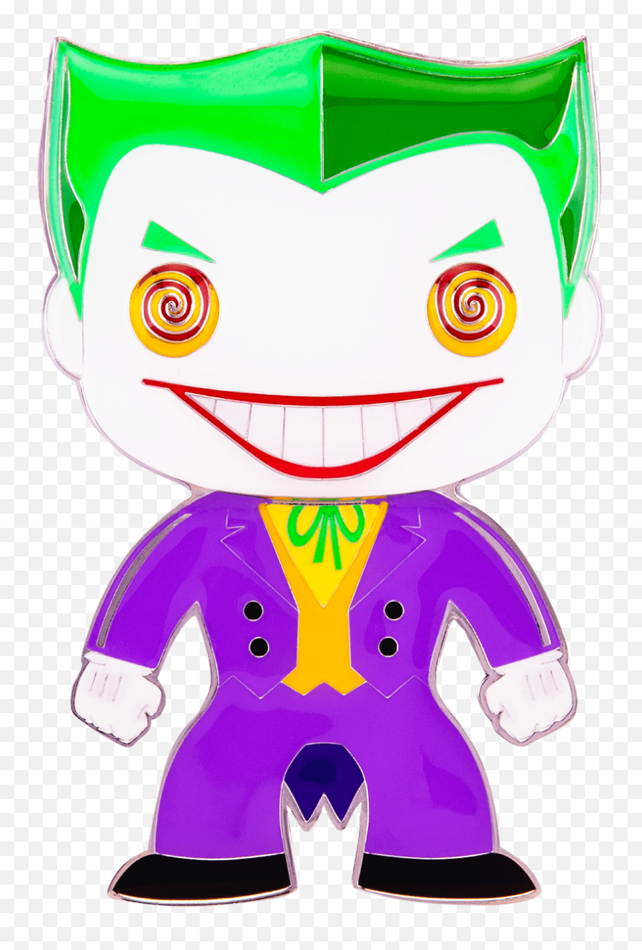 Funko Pop Batman - Joker 4u201d Enamel Pin Funko Pop Pins Png,Joker Smile Png