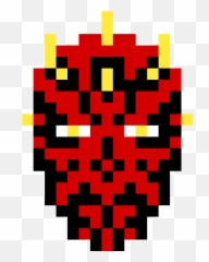 Download Darth Maul - Minecraft Pixel Art Starwars Png,Darth Maul Png