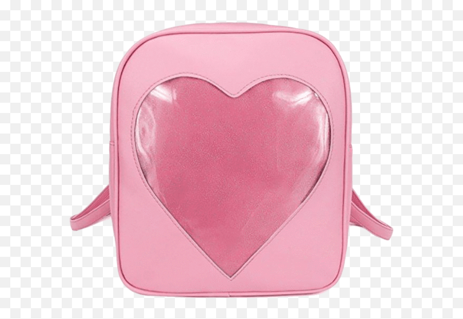 Download Heart Transparent Backpack - Mochila Con Corazon Transparente Png,Backpack Transparent Background