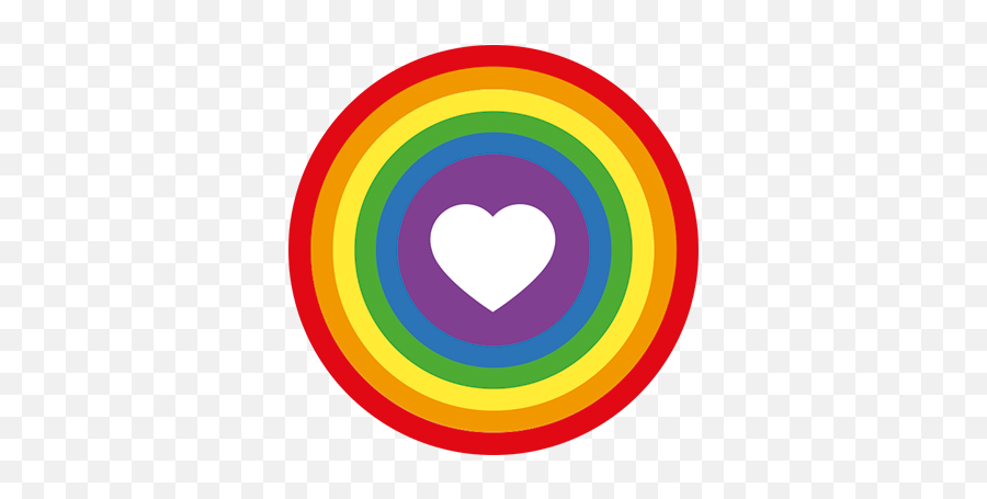Rainbow Circle Wall Sticker - Rainbow Symbol Png,Rainbow Circle Png