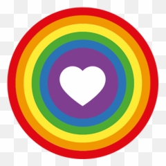 Rainbow Circle Wall Sticker - Rainbow Symbol Png,Rainbow Circle Png