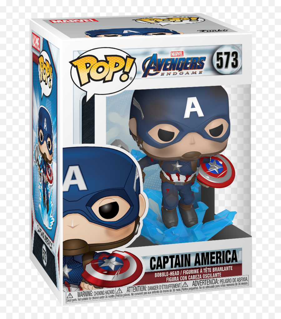 Pop Marvel Avengers Endgame - Captain America Captain America Mjolnir Pop Png,Captain America Shield Png