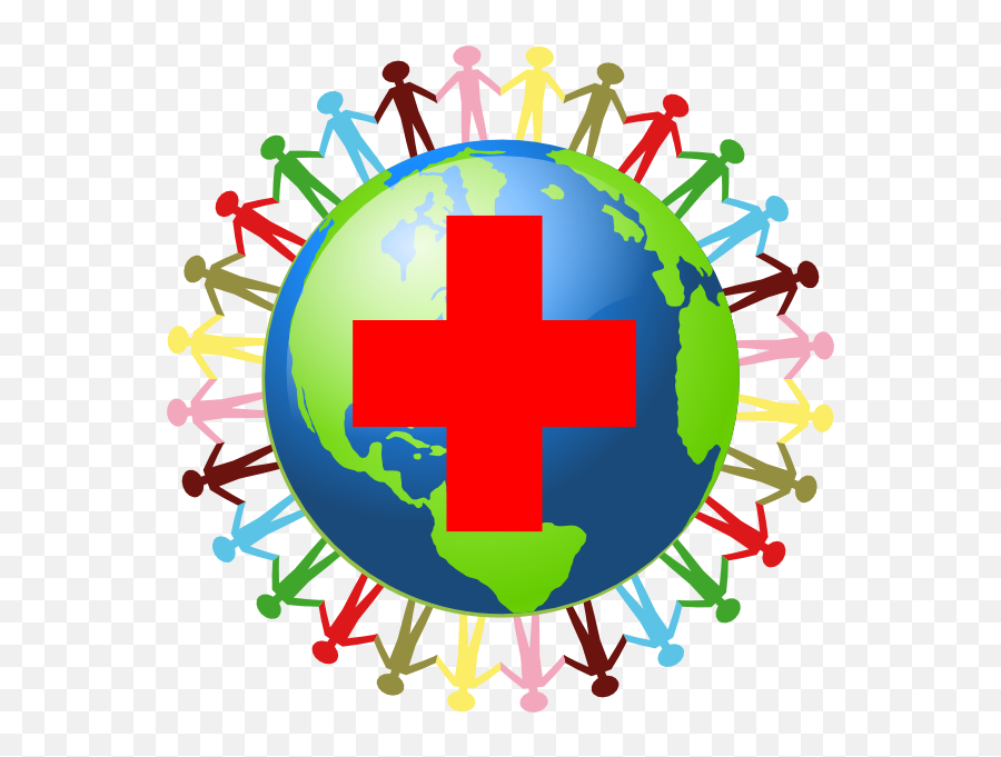 Globe Red Cross Clip Art - Vector Clip Art Earth Clip Art Png,Red Cross Out Png