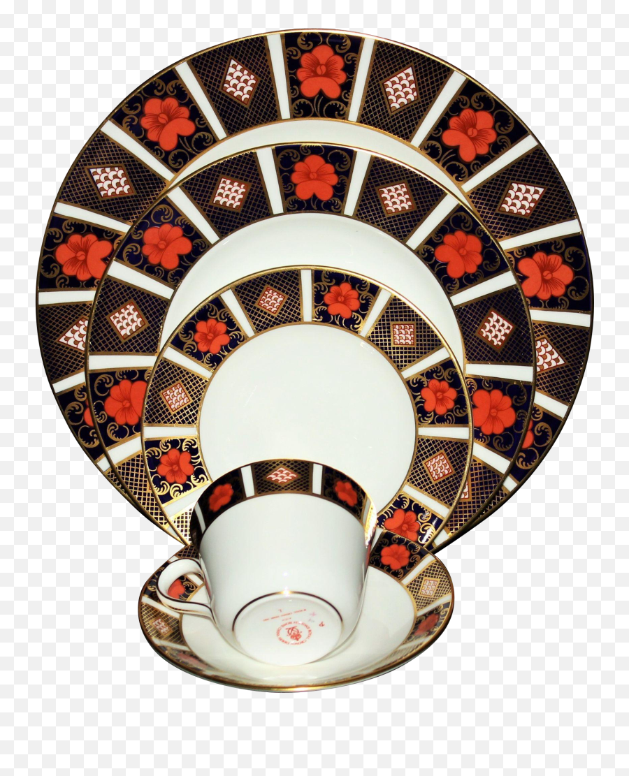 Royal Crown Derby Old Imari - 5 Piece Place Setting Png,Place Setting Png