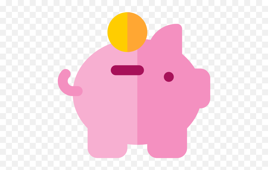 Piggy Bank Money Png Icon - Cartoon Piggy Bank Png,Piggy Bank Transparent Background