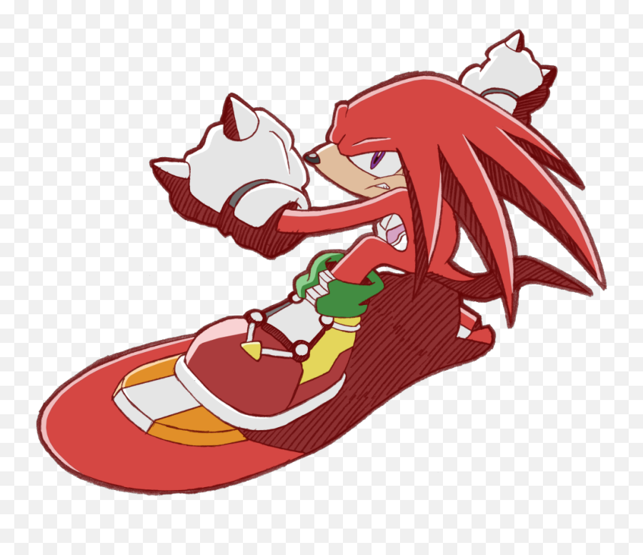 Download Knuckles The Echidna Sonic Riders - Full Size Png Knuckles Sonic Riders,Knuckles The Echidna Png