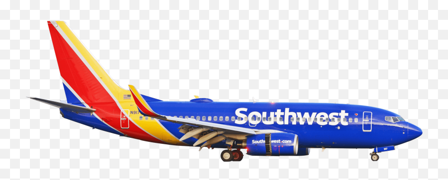 Clipart Southwest Airlines Plane Png - Southwest Plane Clipart,Cartoon Plane Png