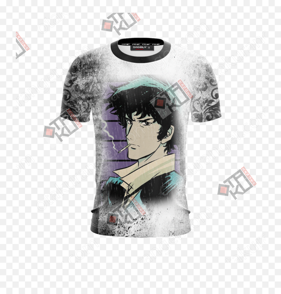 Cowboy Bebop Spike Spiegel Unisex 3d T - Neon Genesis Evangelion Png,Spike Spiegel Png