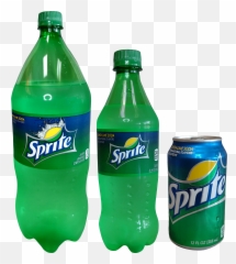 Sprite Bottle - Two Liter Soda Transparent Png
